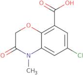 6-Chloro-3,4-dihydro-4-methyl-3-oxo-2H-1,4-benzoxanine-8-carboxylicacid