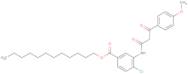 4-Chloro-3-[3-(4-methoxy-phenyl)-3-oxo-propionylemino]-benzoic-aciddodecylester