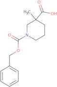 1-N-Cbz-3-methyl-piperidine-3-carboxylicacid