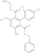 2-Chloromethyl-4-(2,4-dichlorophenyl)-6-methylpyridine-3,5-dicarboxylicacid 5-benzyl 3-ethylester