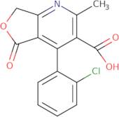 4-(2-Chlorophenyl)-5,7-dihydro-2-methyl-5-oxo-furo[3,4-b]pyridine-3-carboxylicacid