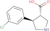 (3S,4R)-4-(3-Chlorophenyl)pyrrolidine-3-carboxylicacid