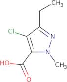 4-Chloro-3-ethyl-1-methyl-1H-pyrazole-5-carboxylicacid