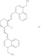 4-(2-(2-Chloro-3-[2-(1-ethyl-1,4-dihydro-4-quinolinyliden)ethylidene]-1-cyclohexenyl)-1-ethenyl)-1…