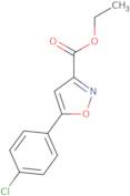 5-(4-Chloro-phenyl)-isoxazole-3-carboxylic acid ethylester