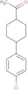 trans-4-(4-Chlorophenyl)-1-acetylcyclohexane