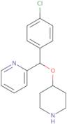 2-[(4-Chlorophenyl)(4-piperidinyloxy)methyl]-pyridine