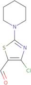 4-Chloro-2-(1-piperidino)-5-thiazolecarboxaldehyde