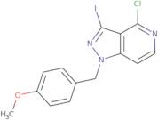 4-Chloro-3-iodo-1-(4-methoxybenzyl)-1H-pyrazolo[4,3-c]pyridine