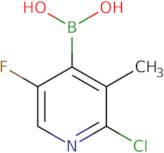 (2-chloro-5-fluoro-3-methylpyridin-4-yl)boronic acid