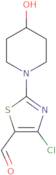 4-Chloro-2-(1-piperidin-4-ol)-5-thiazolecarboxaldehyde