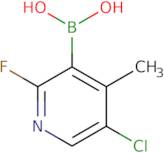 (5-Chloro-2-fluoro-4-methylpyridin-3-yl)boronic acid