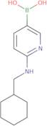 2-(CyclohexylMethylaMino)pyridine-5-boronic acid