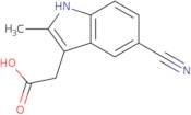5-Cyano-2-methylindole-3-acetic acid