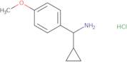 Cyclopropyl(4-methoxyphenyl)methanamine hydrochloride