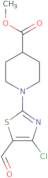 4-Chloro-2-(4-carbomethoxyl-1-piperidinyl)-5-thiazolecarboxaldehyde