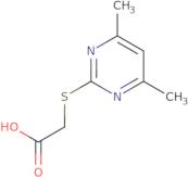 2-(CARBOXYMETHYLTHIO)-4,6-DIMETHYLPYRIMIDINE MONOHYDRATE