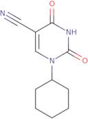 1-Cyclohexyl-1,2,3,4-tetrahydro-2,4-dioxopyrimidine-5-carbonitrile