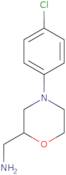 [4-(4-Chlorophenyl)morpholin-2-yl]methanamine