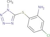 5-Chloro-2-[(1methyl-1H-1,2,3,4-tetrazol-5-yl)sulfanyl]aniline