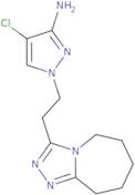 4-Chloro-1-[2-(6,7,8,9-tetrahydro-5H-[1,2,4]triazolo[4,3-a]azepin-3-yl)ethyl]-1H-pyrazol-3-amine