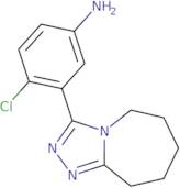 4-Chloro-3-(6,7,8,9-tetrahydro-5H-[1,2,4]triazolo[4,3-a]azepin-3-yl)aniline