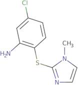 5-Chloro-2-[(1-methyl-1H-imidazol-2-yl)sulfanyl]aniline