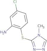 5-Chloro-2-[(4-methyl-4H-1,2,4-triazol-3-yl)thio]aniline