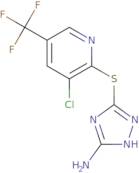 3-{[3-Chloro-5-(trifluoromethly)-2-pyridinyl]-sulfanyl}-1H-1,2,4-triazol-5-amine