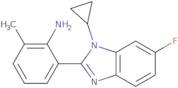 2,4-Cyclohexadien-1-imine,6-(1-cyclopropyl-6-fluoro-1,3-dihydro-2H-benzimidazol-2-ylidene)-2-methyl