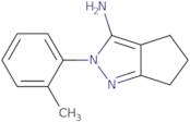 3-Cyclopentapyrazolamine,2,4,5,6-tetrahydro-2-(2-methylpenyl)