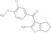 3-(3-Chloro-4-methoxybenzoyl)-4H,5H,6H-cyclopenta[B]thiophen-2-amine
