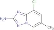 8-Chloro-6-methyl-[1,2,4]triazolo[1,5-A]pyridin-2-ylamine