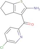 3-(5-Chloropyridine-2-carbonyl)-4H,5H,6H-cyclopenta[B]thiophen-2-amine