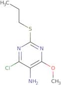 4-Chloro-6-methoxy-2-(propylthio)-5-pyrimidinamine