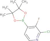 2-Chloro-3-fluoro-4-(tetramethyl-1,3,2-dioxaborolan-2-yl)pyridine