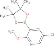 5-Chloro-2-methoxy-3-(4,4,5,5-tetramethyl-1,3,2-dioxaborolan-2-yl)pyridine