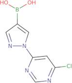 1-(6-Chloropyrimidin-4-yl)pyrazole-4-boronic acid