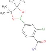 4-Carbamoyl-3-chlorophenylboronic acid, pinacol ester