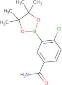 5-Carbamoyl-2-chlorophenylboronic acid, pinacol ester