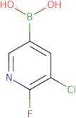(5-chloro-6-fluoropyridin-3-yl)boronic acid