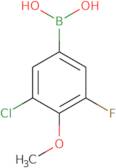 3-Chloro-5-fluoro-4-methoxyphenylboronic acid