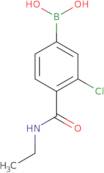 3-Chloro-4-(N-ethylcarbamoyl)phenylboronic acid