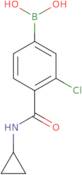 3-Chloro-4-(cyclopropylcarbamoyl)phenylboronic acid