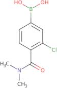 3-Chloro-4-(N,N-dimethylcarbamoyl)phenylboronic acid
