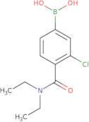 3-Chloro-4-(N,N-diethylcarbamoyl)phenylboronic acid