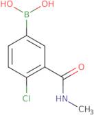 4-Chloro-3-(N-methylcarbamoyl)phenylboronic acid