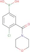 4-Chloro-3-(N-morpholinecarbonyl)phenylboronic acid
