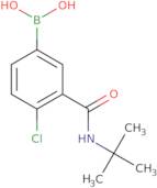 4-Chloro-3-(t-butylcarbamoyl)phenylboronic acid