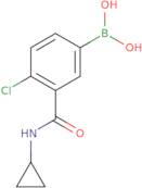4-Chloro-3-(cyclopropylcarbamoyl)phenylboronic acid
